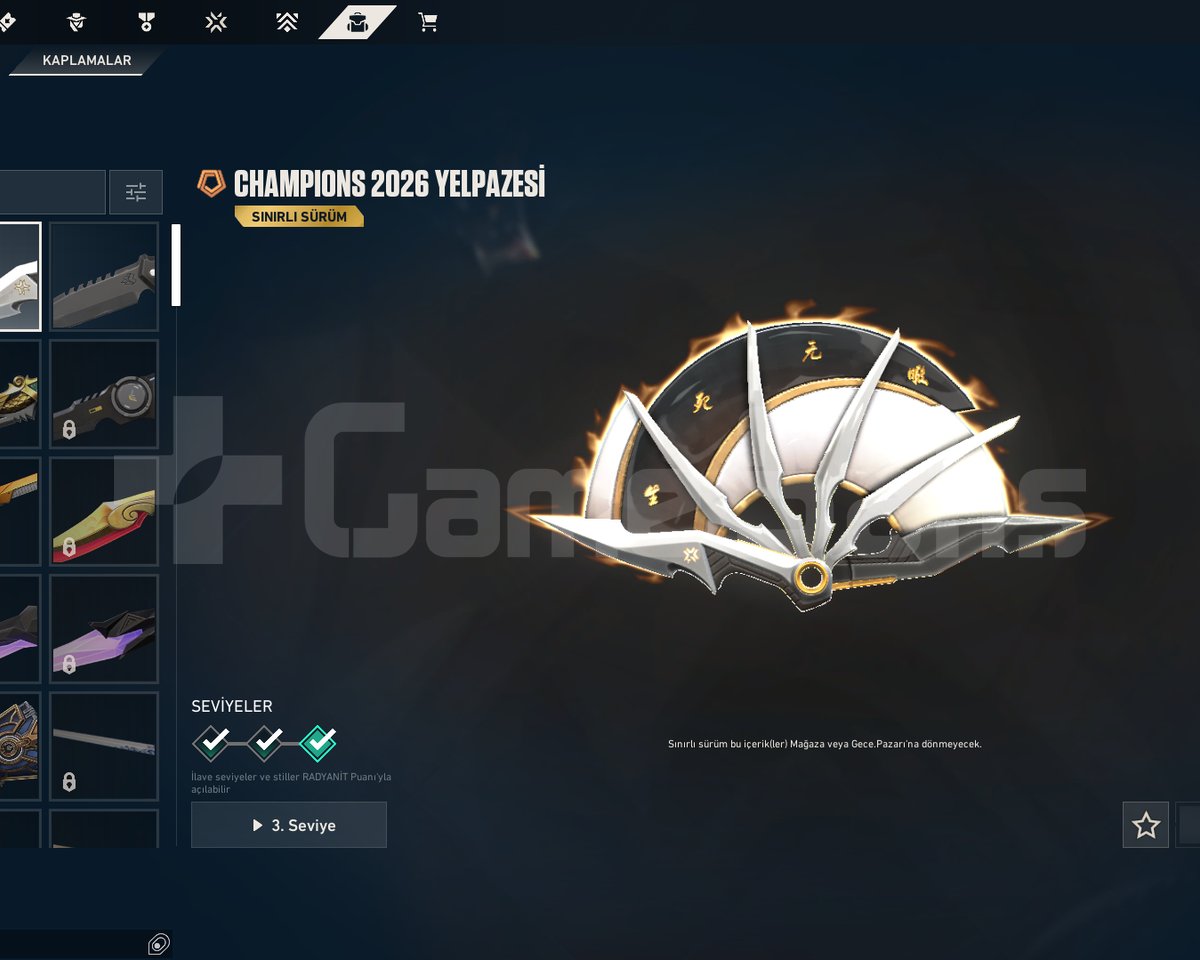 TR / Champions 2026 SET + Evori Vandal