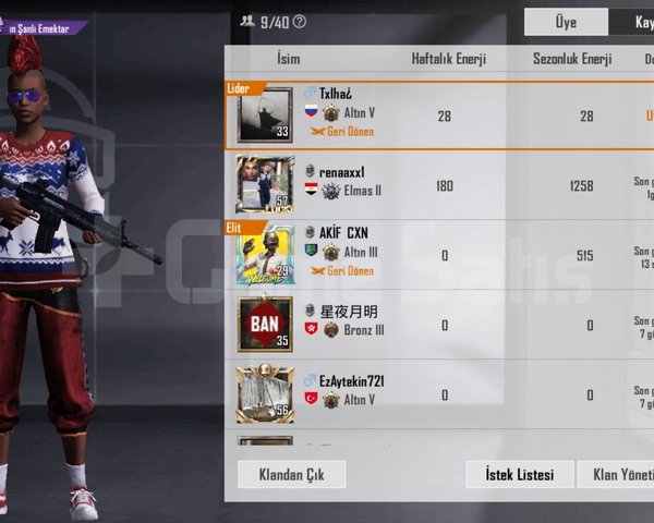 3 SEVİYE KLAN