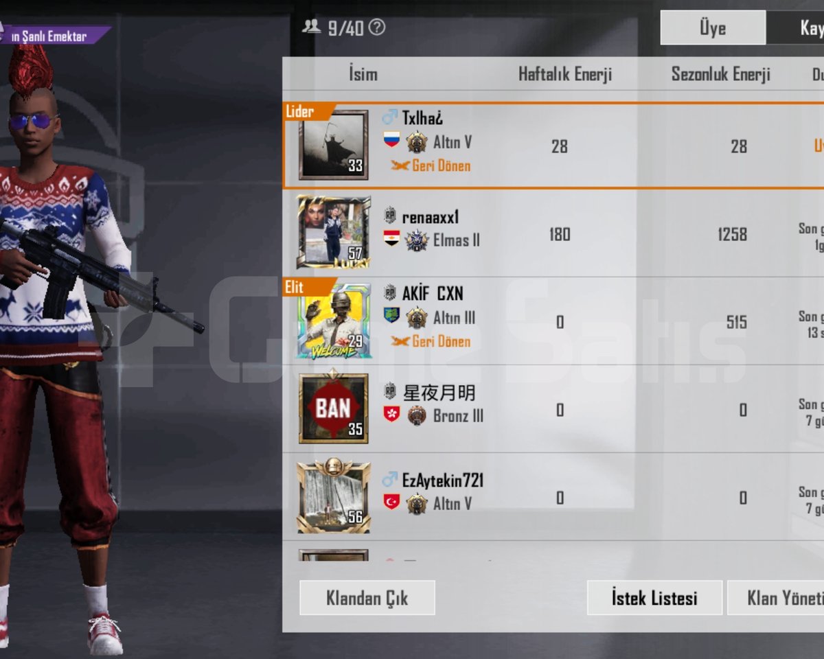 3 SEVİYE KLAN