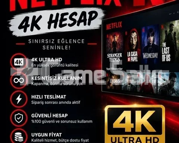 30 GÜNLÜK | KAPANMAYAN NETFLİX 4K