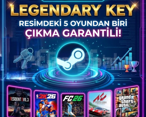 POPÜLER OYUN GARANTİLİ LEGENDARY KEY