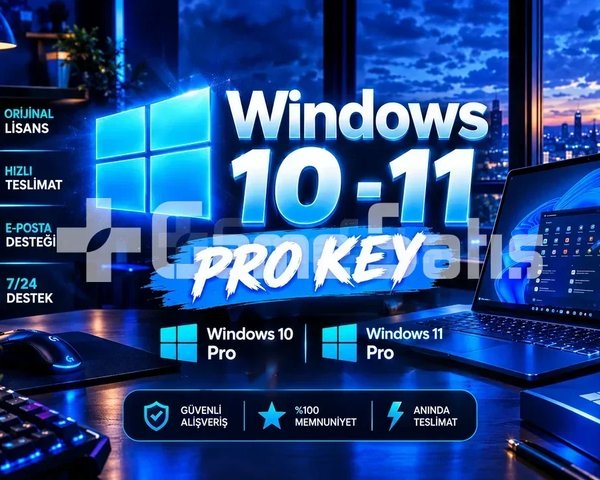 WİNDOWS 10-11 GEÇERLİ | PRO KEY