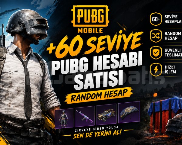 60 SEVİYE GARANTİLİ RANDOM HESAP