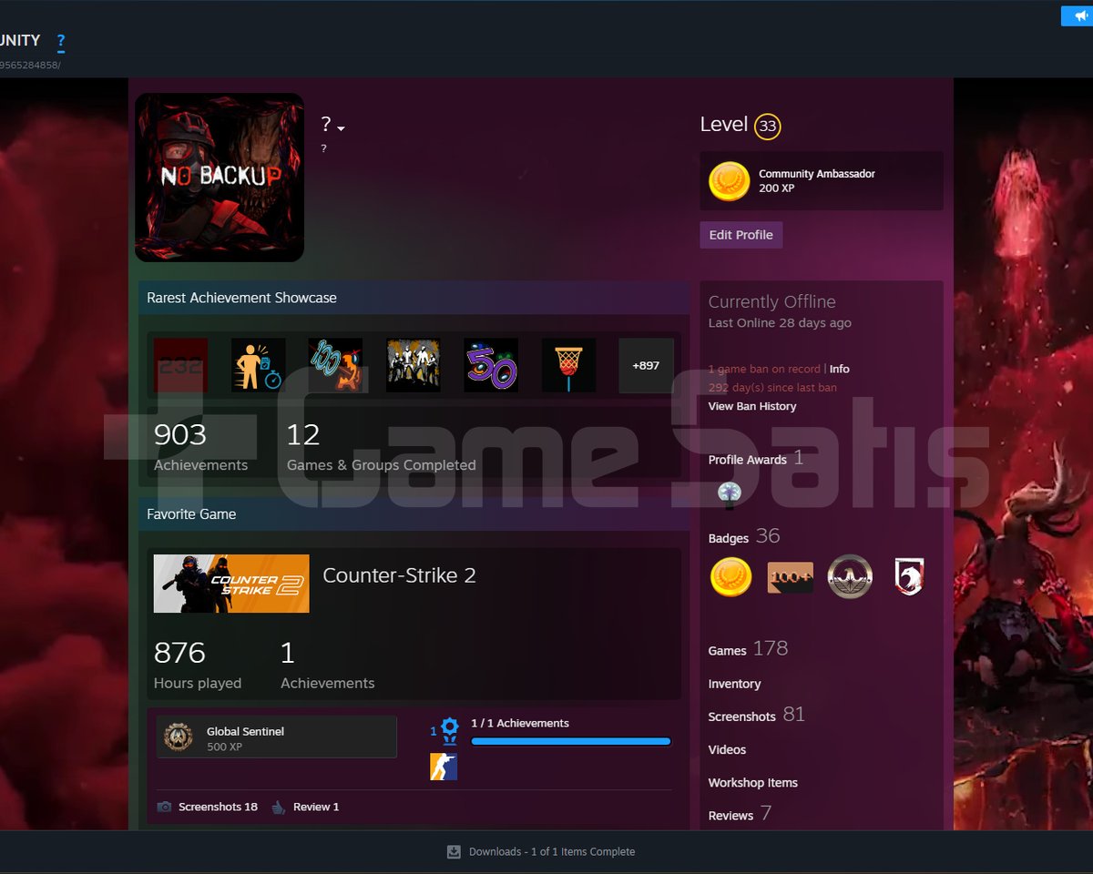 430 Oyunlu Steam Hesabı | Seviye 33 | 3