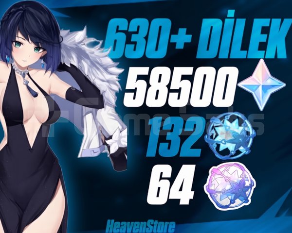 EU | MR50 630+ dilek 58500 primogem