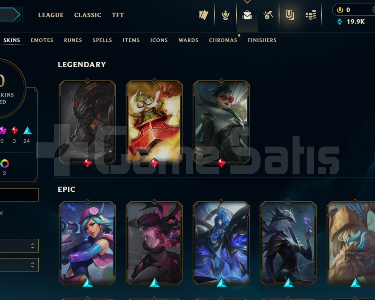TR - UNRANKED - 121 CHAMP - 49 SKINS