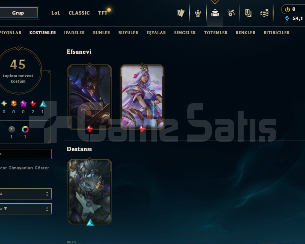 ZED VE RENGAR MAİNLERE ÖZEL EUW HESAP