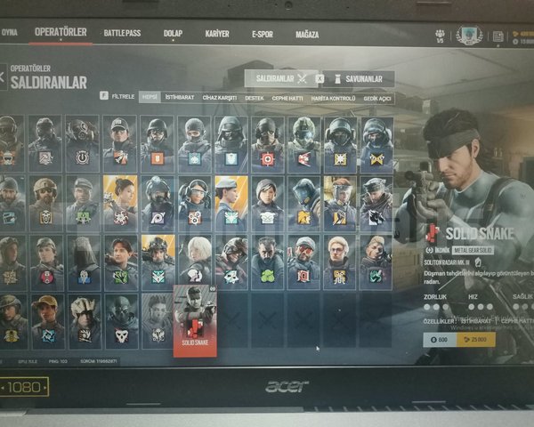 RAİNBOW SİX SİEGE HESAP