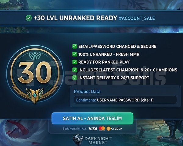 TR + UNRANKED + MAİL DEĞİŞEN + HESAPLAR!