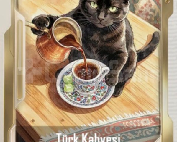 Türk kahvesi Kartı
