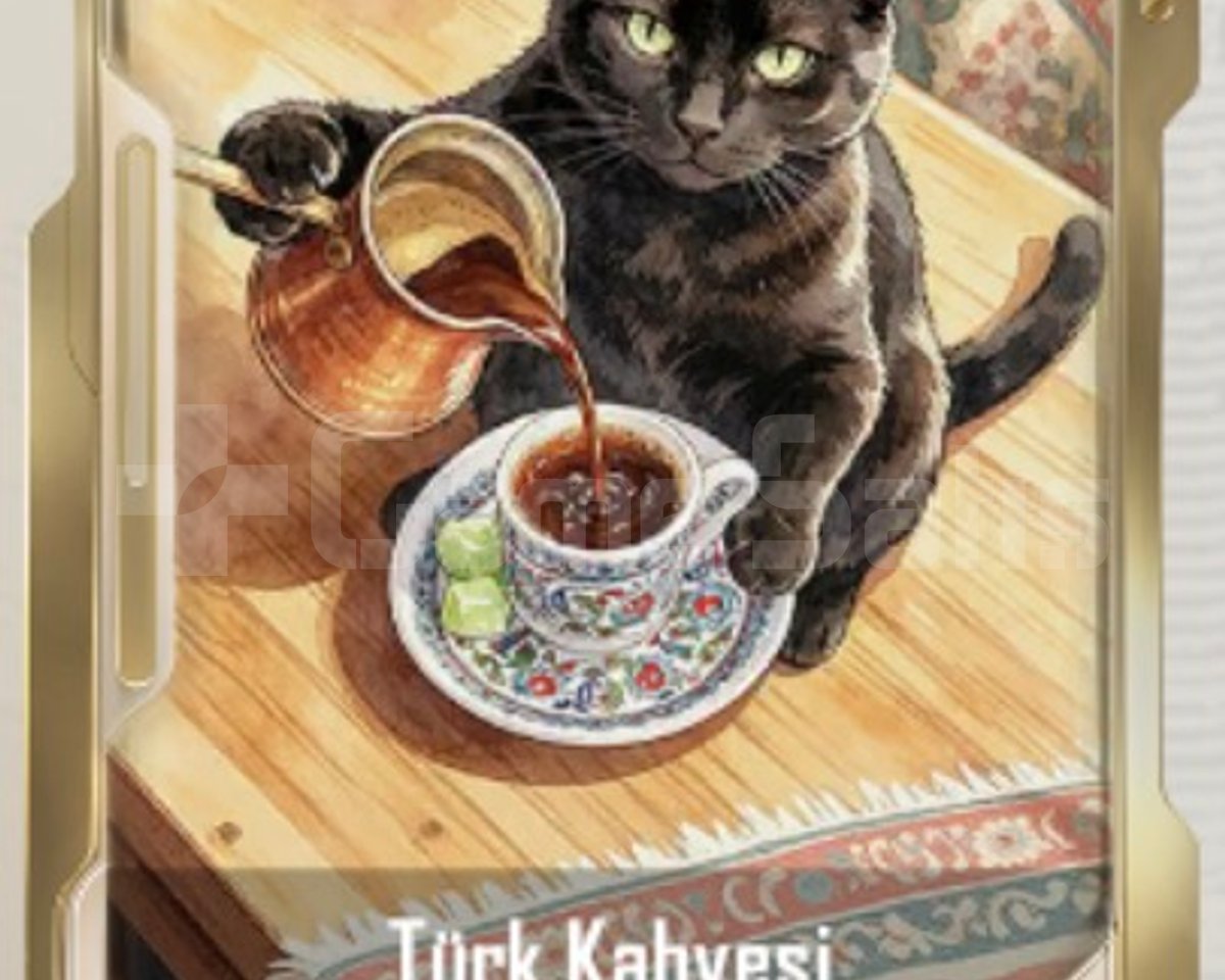 Türk kahvesi Kartı
