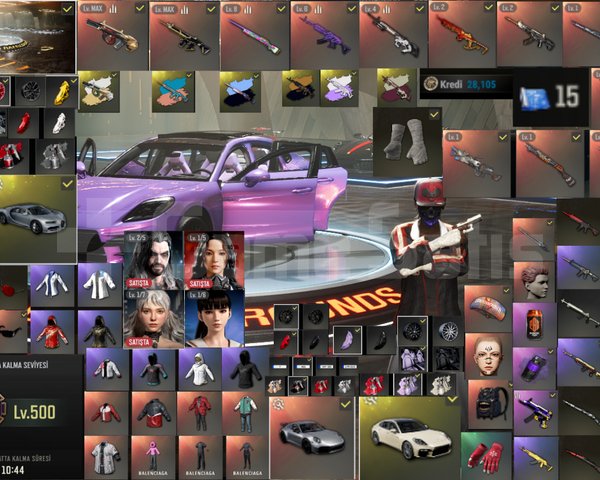 PGİ-12 GELİŞTİRİLEBİLİR-FULL HESAP PUBG