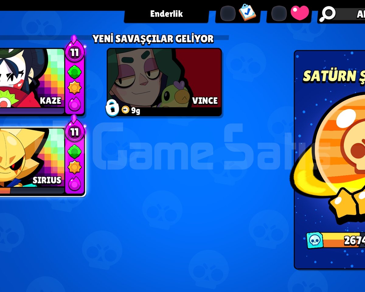 Satürn şöhreti 43k 15prestij