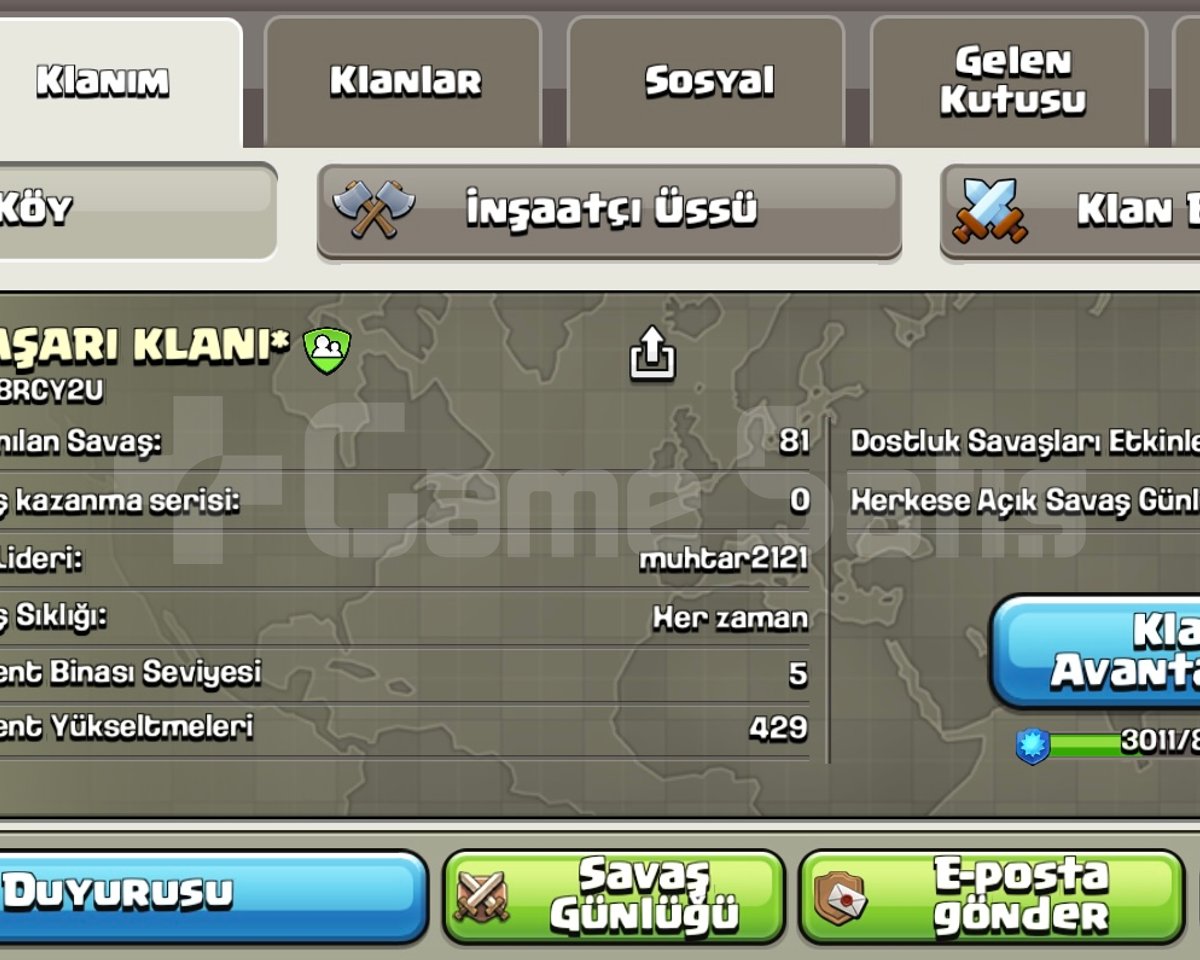10,7 LEVEL BAŞARI KLANI