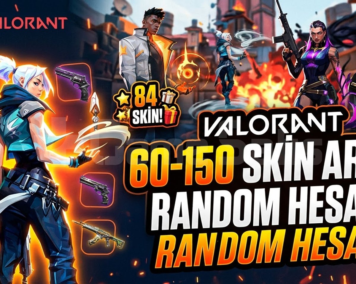 TR VALORANT RANDOM HESAP FULL