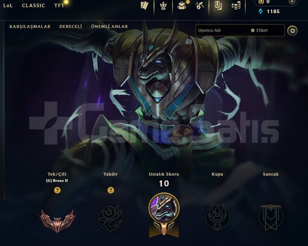 EUW / BRONZ 2 / 1 SKİN - 28 HERO
