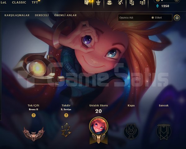EUW / BRONZ 2 / 1 SKİN - 30 HERO