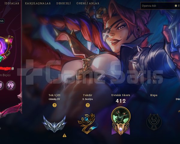 Acilinden Mainlemelik Satılık LOL Hesap