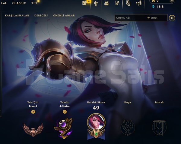 EUW / BRONZ 1 / 3 SKİN - 47 HERO