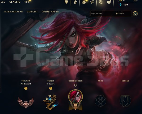 EUW / BRONZ 2 / 1 SKİN - 28 HERO