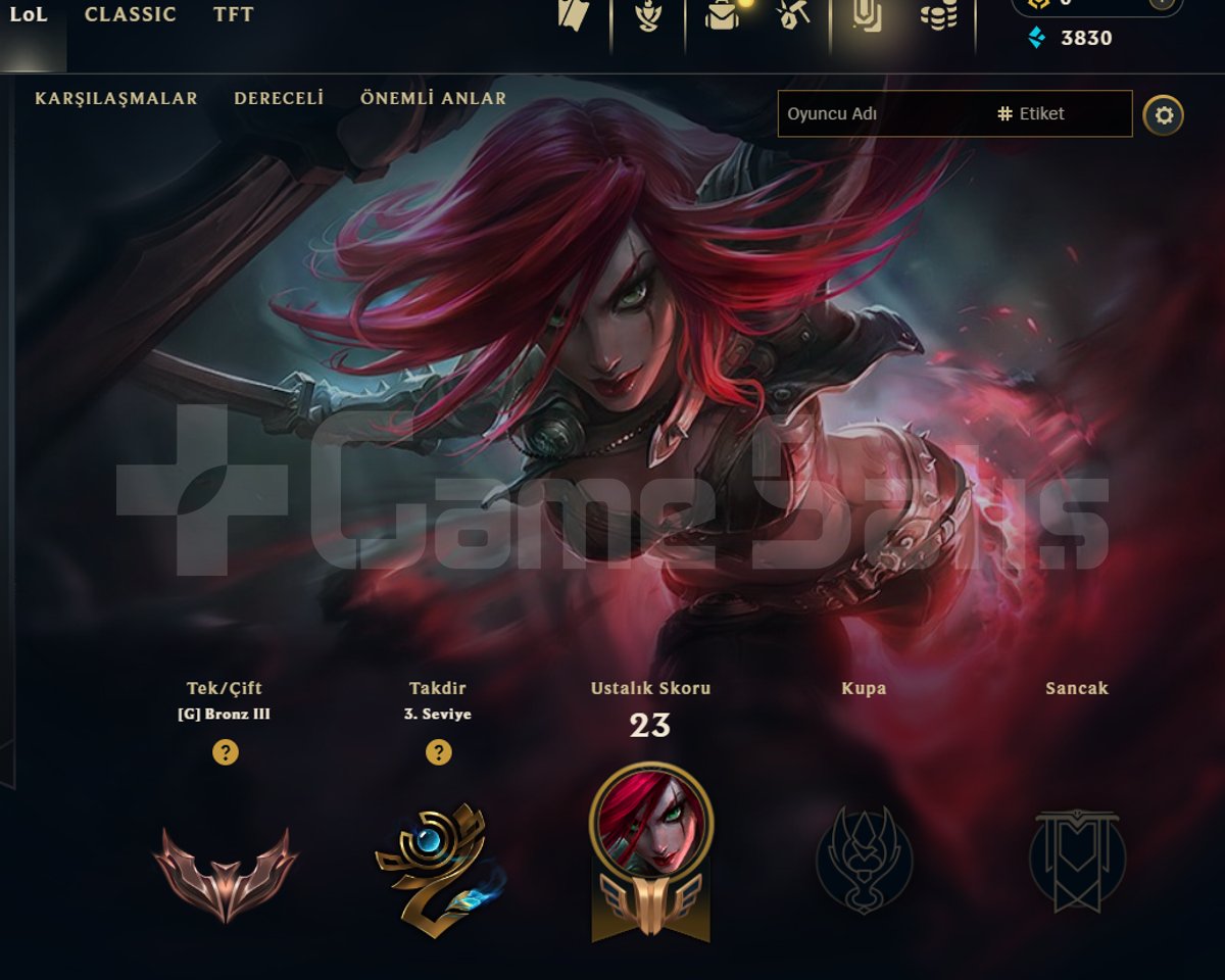 EUW / BRONZ 3 / 2 SKİN - 33 HERO