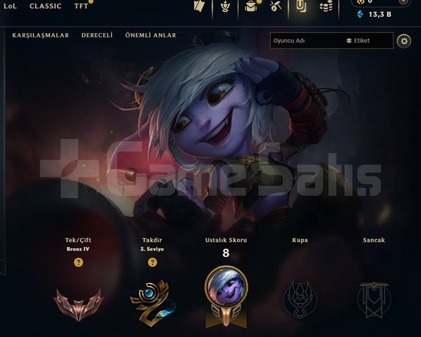 EUW / BRONZ 4 / 1 SKİN - 27 HERO