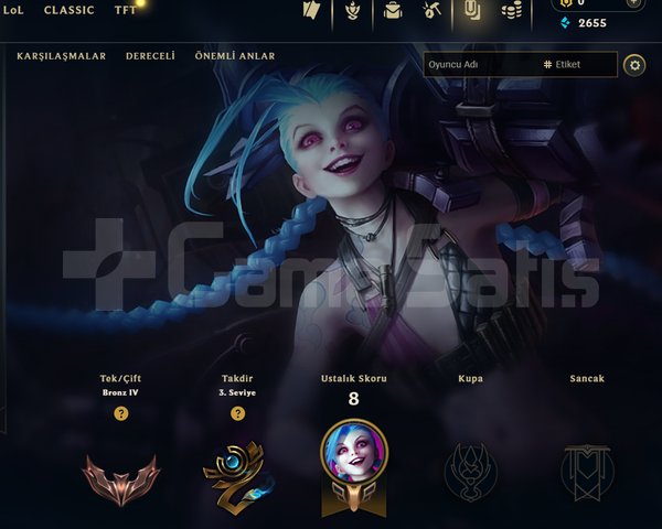 EUW / BRONZ 4 / 1 SKİN - 30 HERO