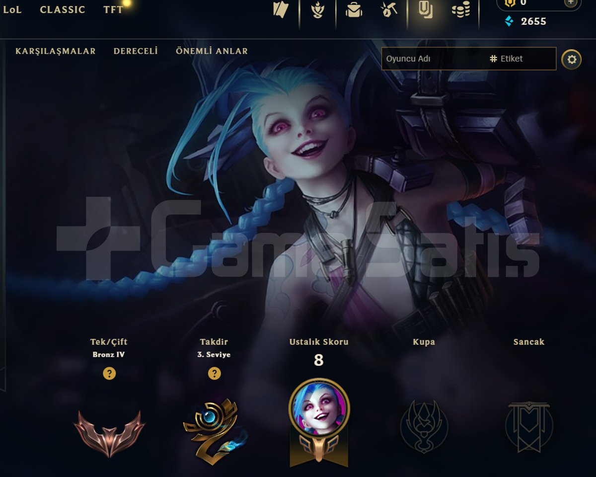 EUW / BRONZ 4 / 1 SKİN - 30 HERO