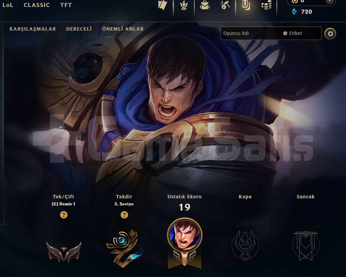 EUW / DEMİR 1 / 1 SKİN - 32 HERO
