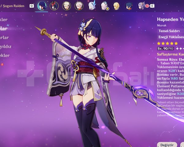 AR 57 EU ACCOUNT C1 RAİDEN C1 KAZUHA