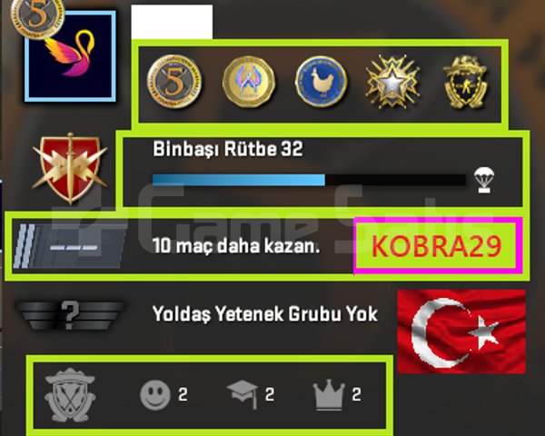TR HESAP+ 5 MADALYA 68 WİN 748 SAAT