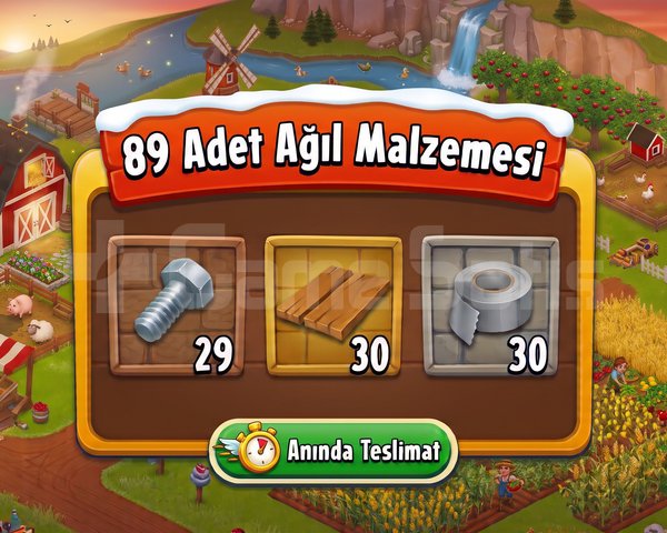 89 Ağıl Yükseltme Malzemesi