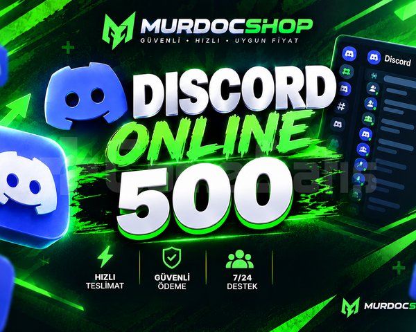 Discord 500 Online Üye Paketi