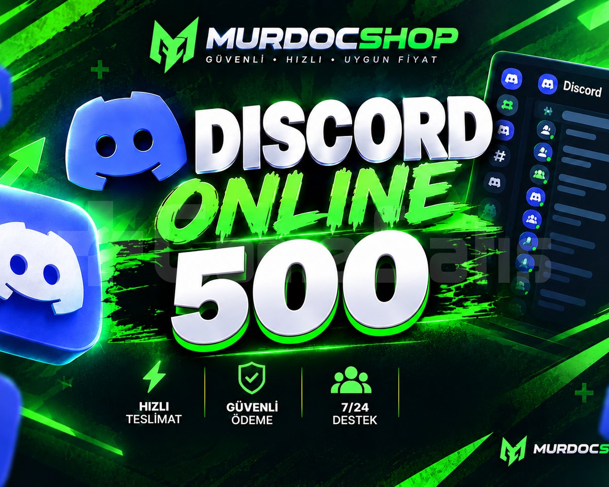 Discord 500 Online Üye Paketi