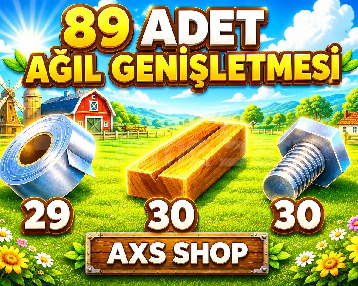 89 Adet Ağıl Genişletme Malzemesi
