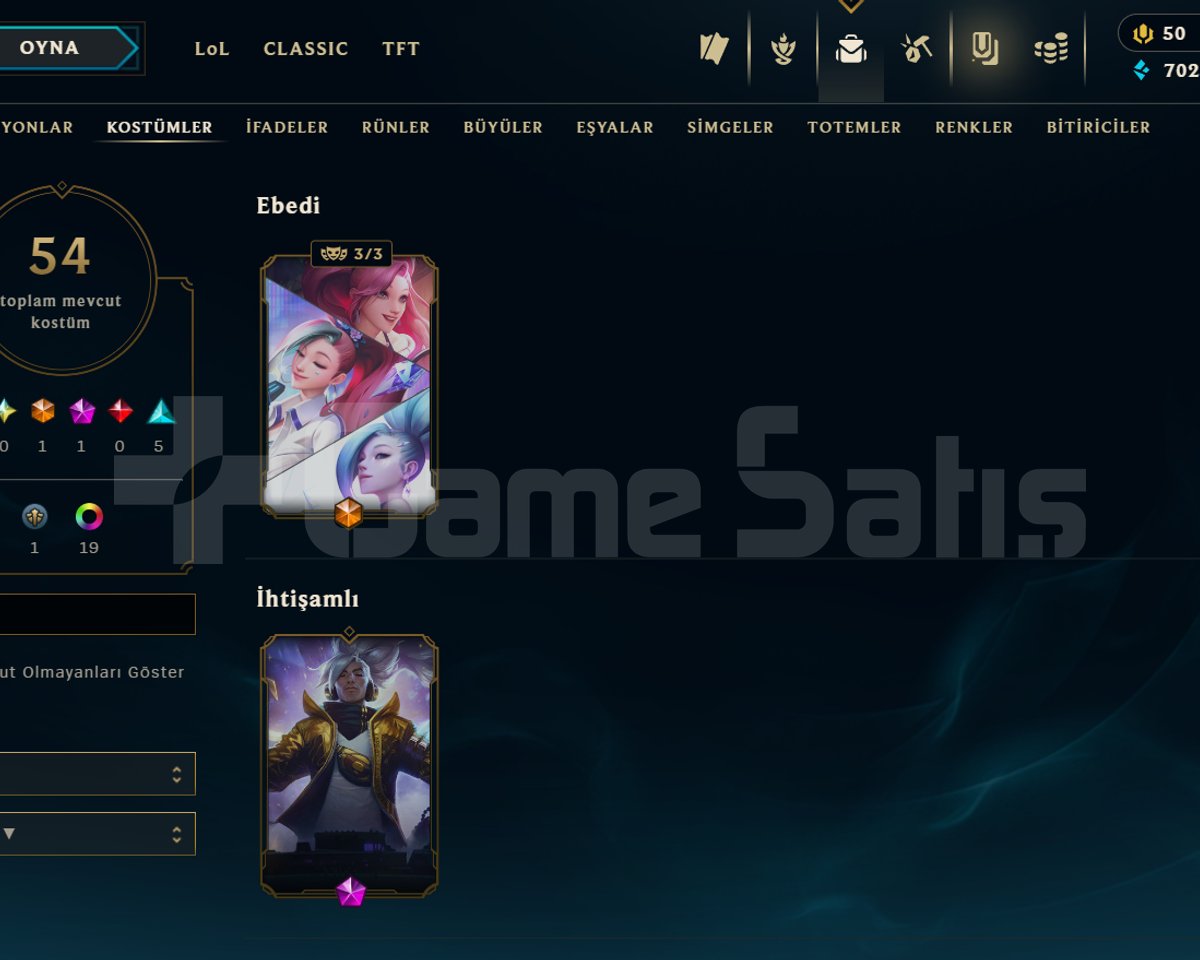 PLAT 3  PRESTİJ TRUE DAMAGE YASUO 13 SKN