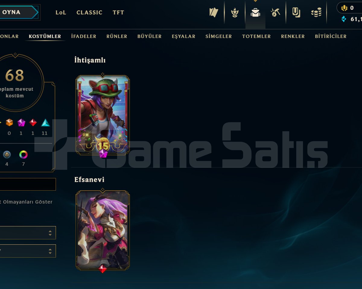 BRONZ 1 / 27 SKİN / FULL HERO / 143 LVL