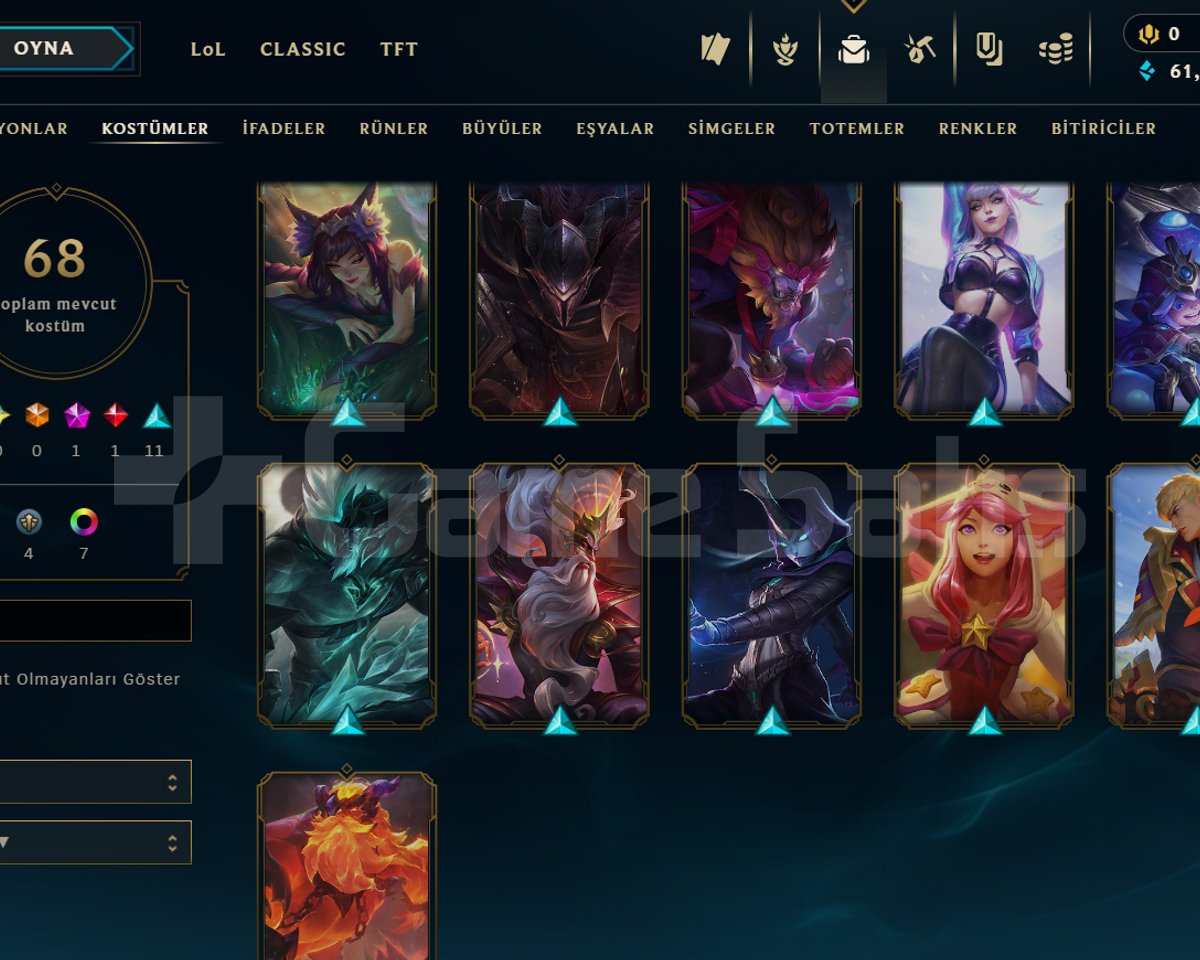 BRONZ 1 / 27 SKİN / FULL HERO / 143 LVL