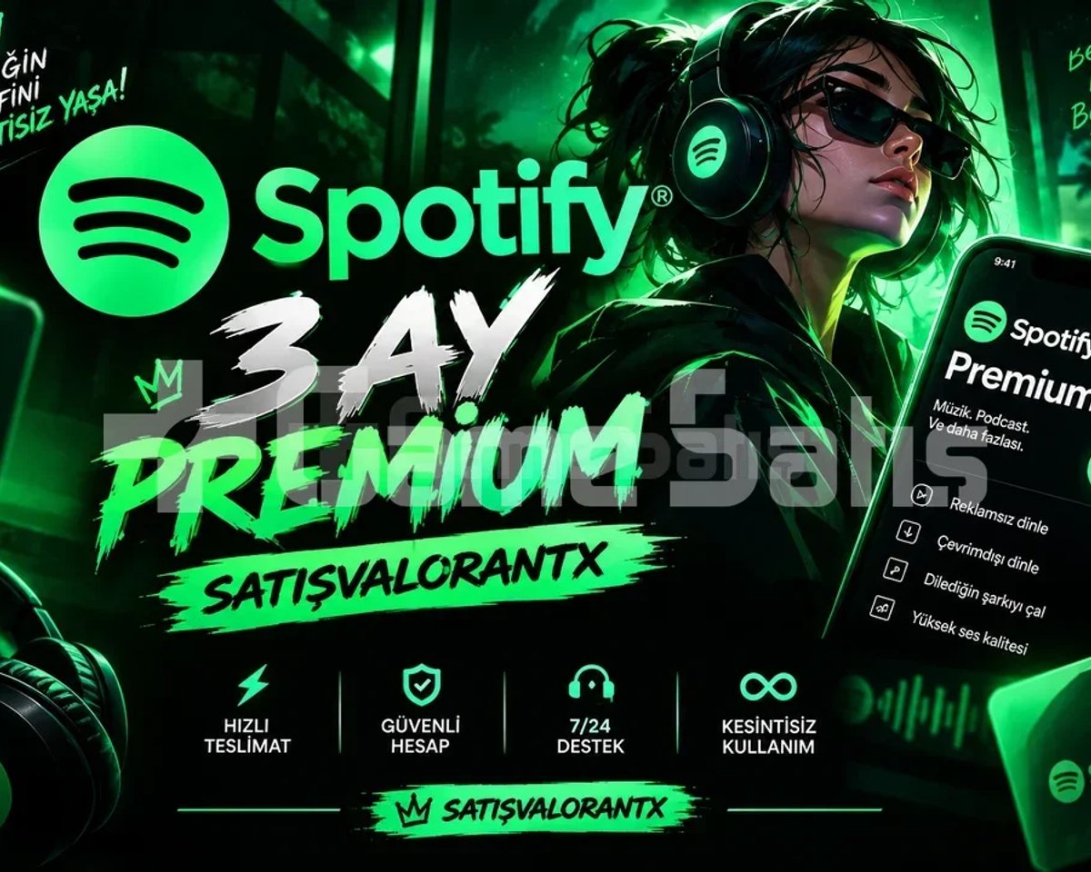 SPOTİFY 3 AY PREMİUM | DİREK TESLİMAT!