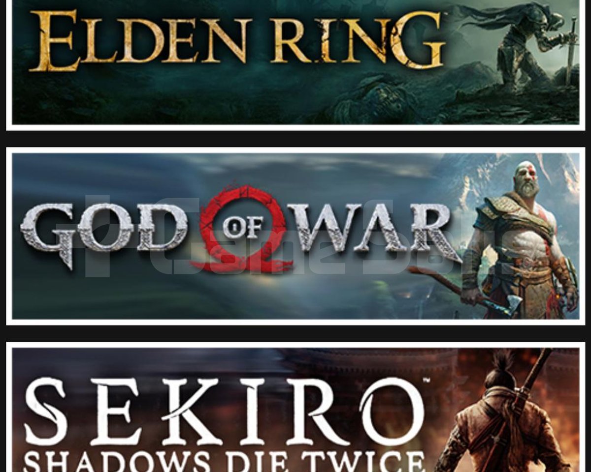 Elden Ring +God Of War +Sekiro