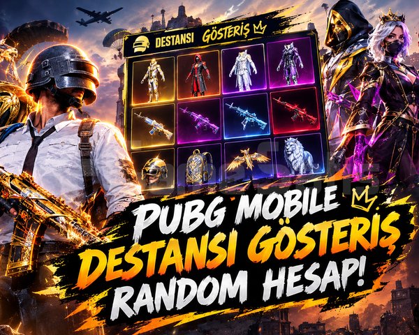 PUBG MOBİLE RANDOM HESAP