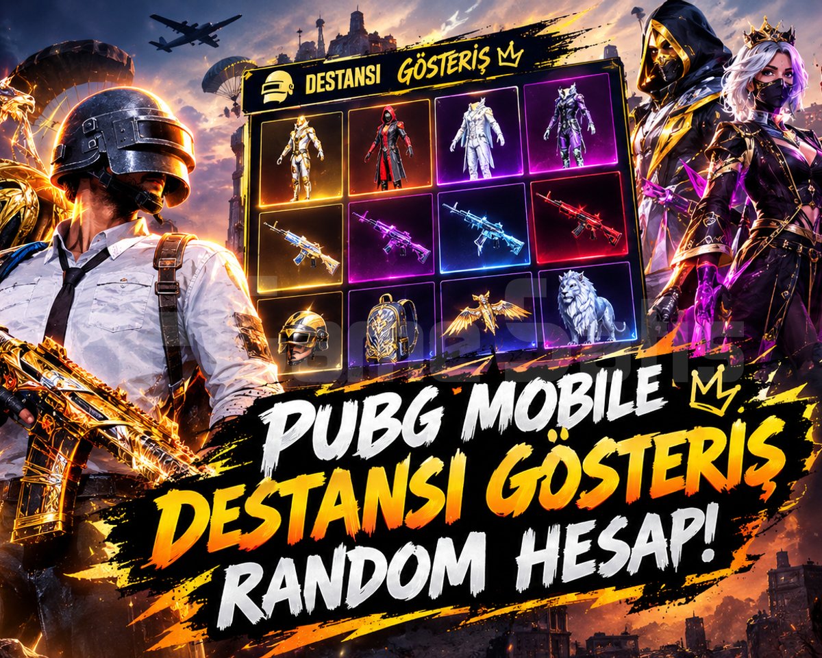 PUBG MOBİLE RANDOM HESAP