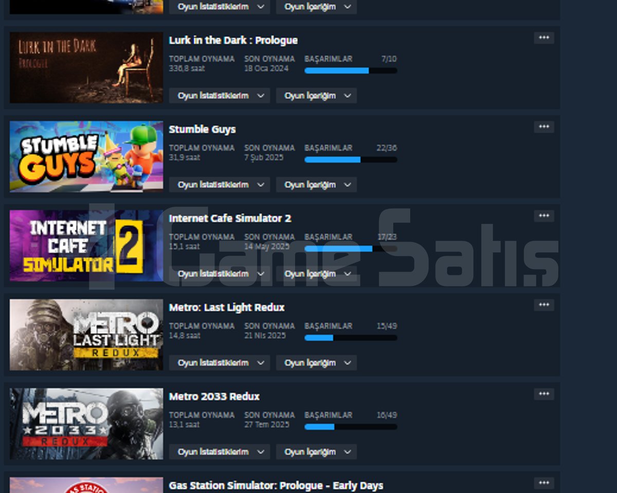 3 YILLIK 4K SAATLİ STEAMCS HESABI