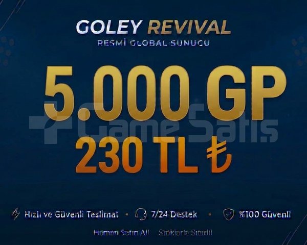 REVİVAL 5K GP 230TL ANINDA TESLİM