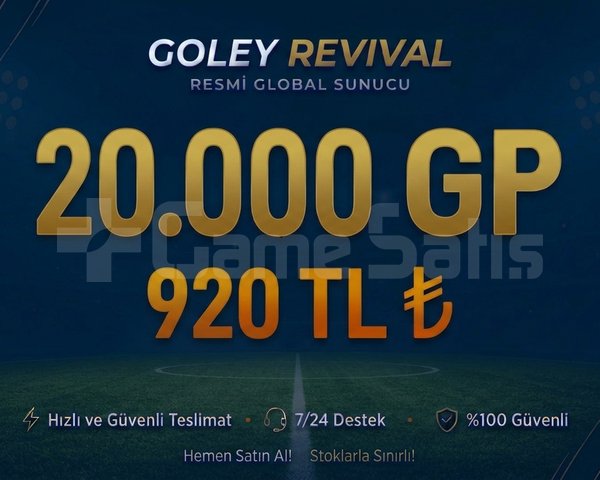 REVİVAL 20K GP 920TL ANINDA TESLİM DM!