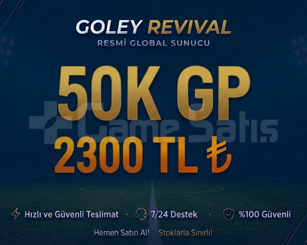 REVİVAL 50K GP 2300TL ANINDA TESLİM DM!