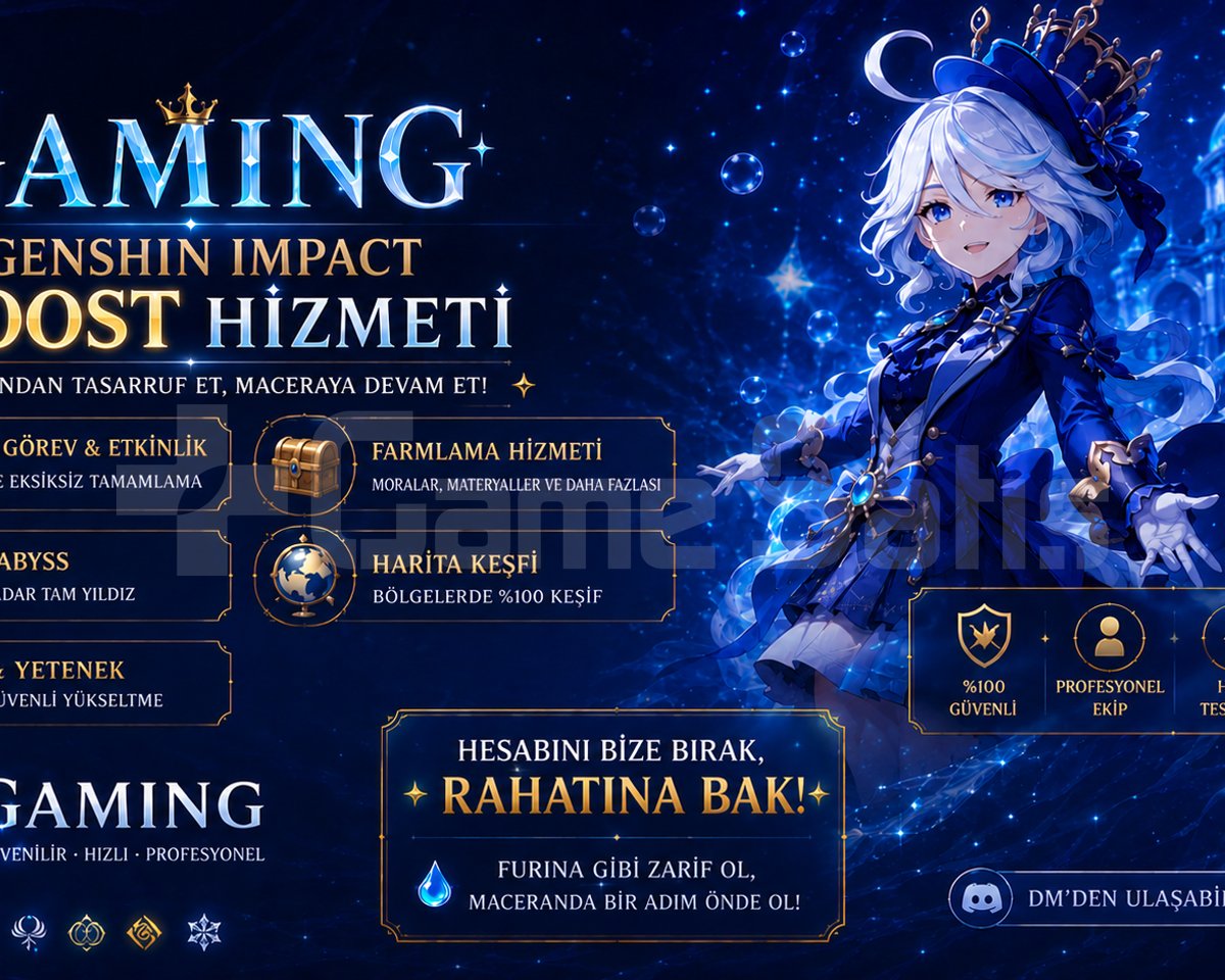Genshin impact boost hizmeti