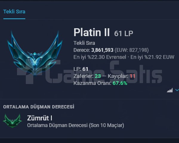 EUW 68 WR PLAT 2 ACC