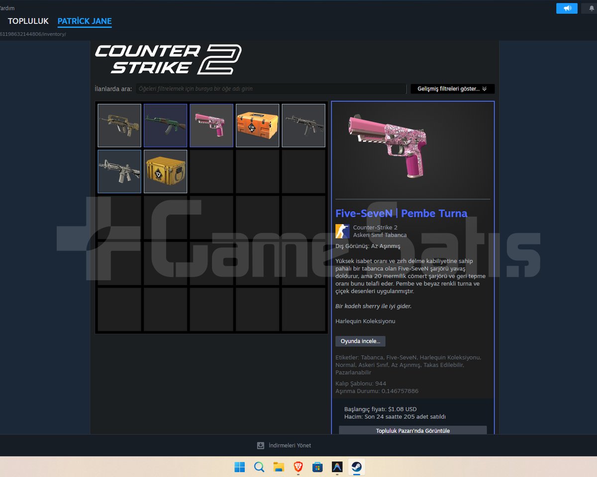 CS 2 Seçkinli hesap Yeşil Faktör