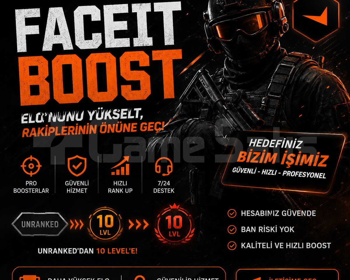 FACEİT 10LVL DEN RANK BOOST